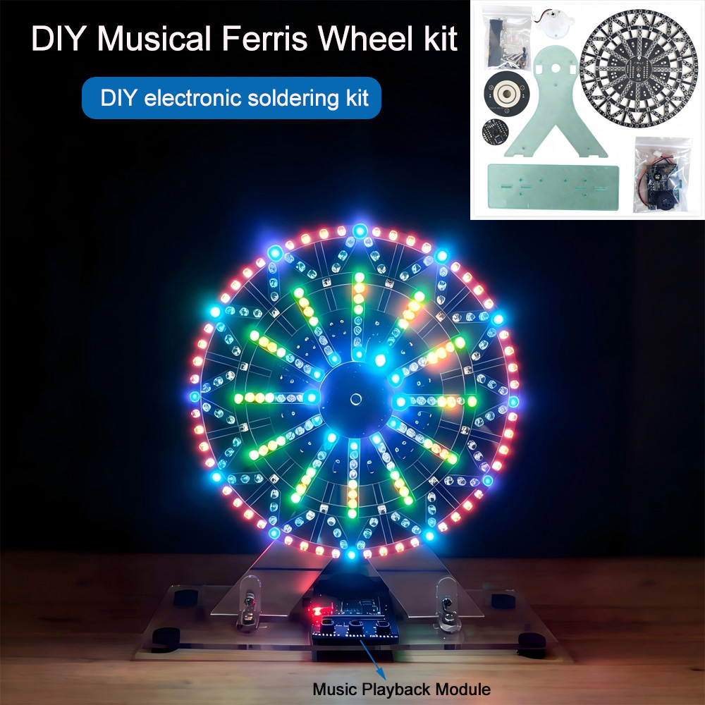 Diy Elektronik - Diy electronic kits LED-Lit Musical Ferris