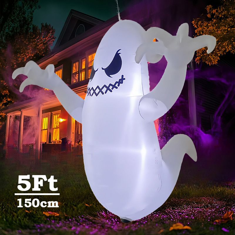 Diy Halloween Electronics - 5Ft Halloween Inflatable Model Hanging Ghost