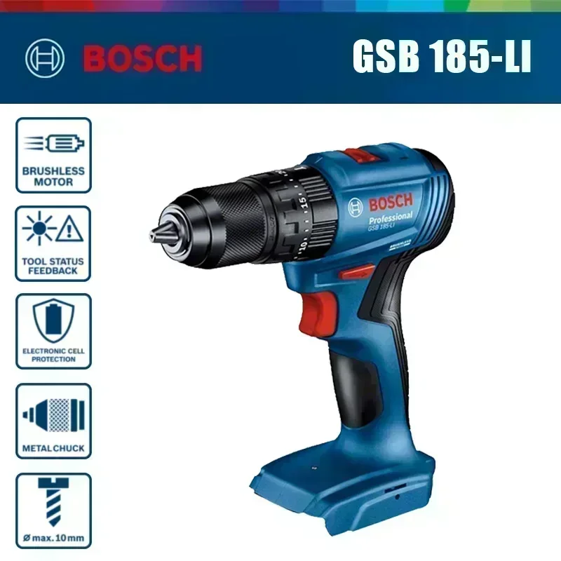 Bosch GSB 185-LI 18V Brushless - огляд і ціна Bosch Drill Gsb 18V