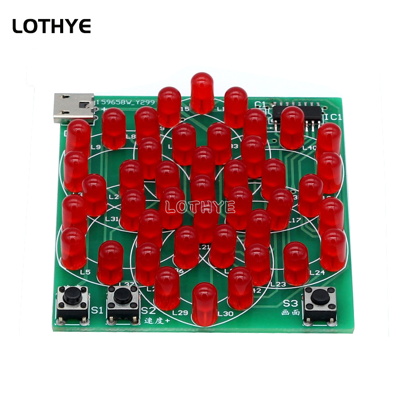 43 LED Multi Style Pattern Ele - огляд і ціна Diy Elektronik