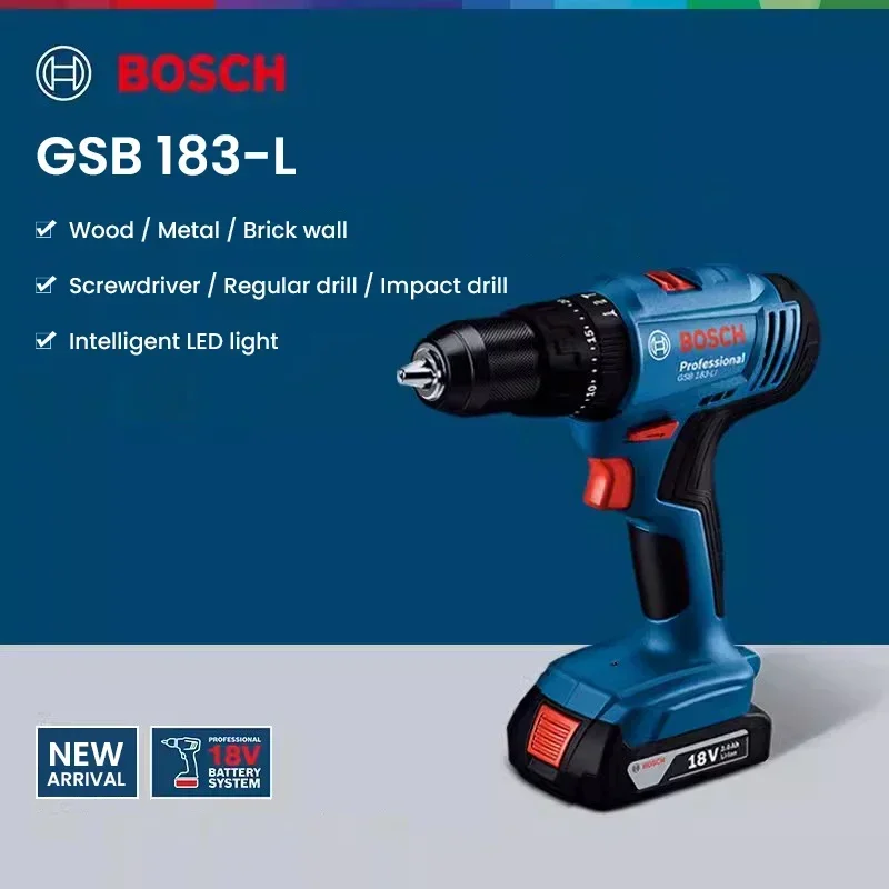 Bosch GSB183-LI 18V Cordless I - огляд і ціна Bosch Drill Gsb 18V
