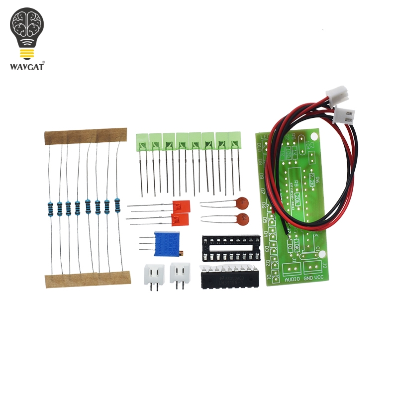 LM3915 DC 9V-12V 10 LED Sound  - огляд і ціна Diy Audio Electronics Kit