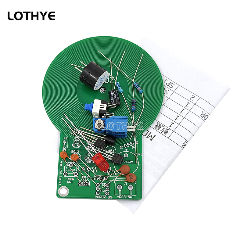 DC 3V-5V Metal Detector Kit DI - огляд і ціна Diy Elektronik