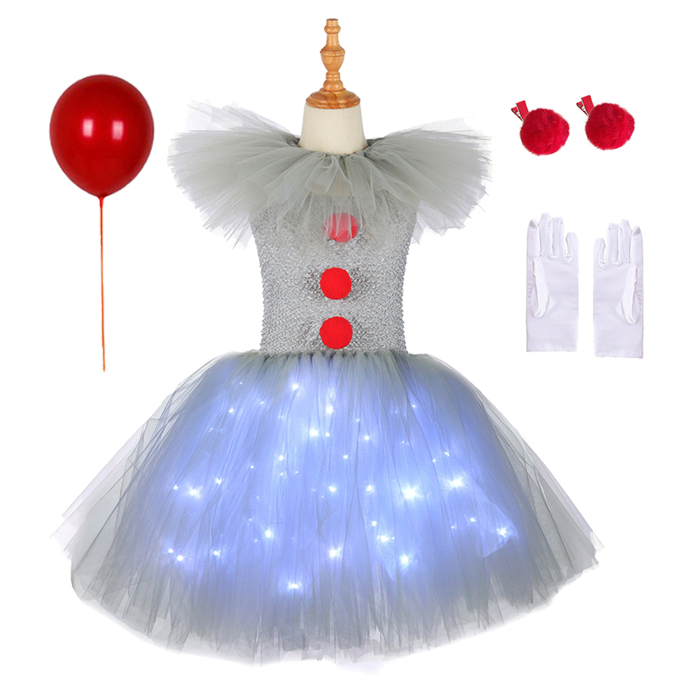 Gray Joker Girls Halloween LED - огляд і ціна Diy Halloween Electronics