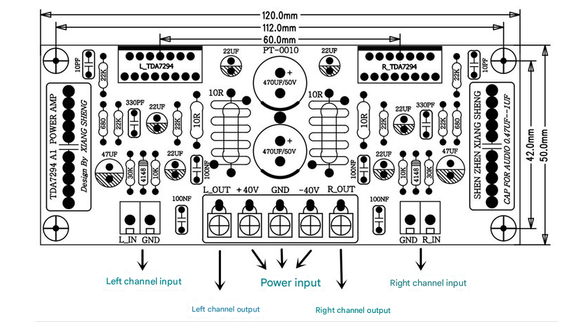 DIY Audio Kit 200W Audio Board - огляд і ціна Diy Audio Electronics Kit